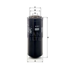 Mann-Filter WH980/3 Olajszűrő
