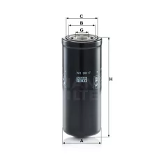 Mann-Filter WH980/7 Olajszűrő