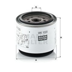 Mann-Filter WK1020X Üzemanyagszűrő