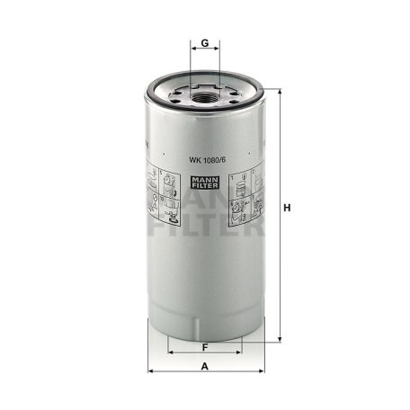 Mann-Filter WK1080/6X Üzemanyagszűrő