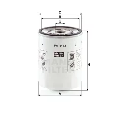 Mann-Filter WK1144 Üzemanyagszűrő