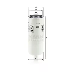 Mann-Filter WK12290 Üzemanyagszűrő