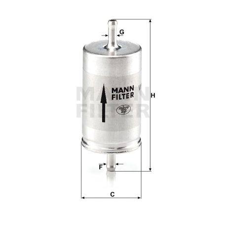 Mann-Filter WK410 Üzemanyagszűrő