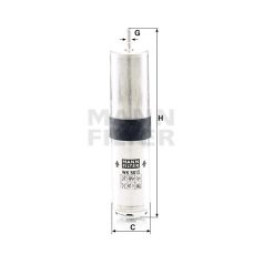 Mann-Filter WK5015Z Üzemanyagszűrő