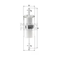 Mann-Filter WK512/1 Üzemanyagszűrő