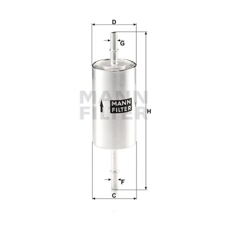 Mann-Filter WK512/1 Üzemanyagszűrő