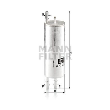 Mann-Filter WK513/3 Üzemanyagszűrő