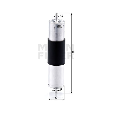 Mann-Filter WK521/3 Üzemanyagszűrő