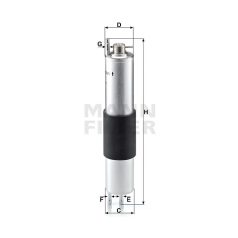 Mann-Filter WK532/1 Üzemanyagszűrő