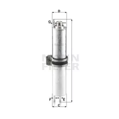 Mann-Filter WK532/2 Üzemanyagszűrő