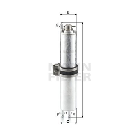 Mann-Filter WK532/2 Üzemanyagszűrő