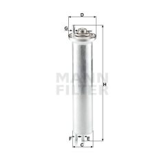 Mann-Filter WK532 Üzemanyagszűrő