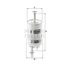 Mann-Filter WK59X Üzemanyagszűrő