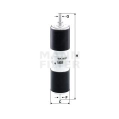 Mann-Filter WK6001 Üzemanyagszűrő