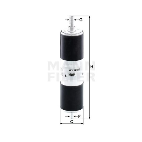 Mann-Filter WK6001 Üzemanyagszűrő