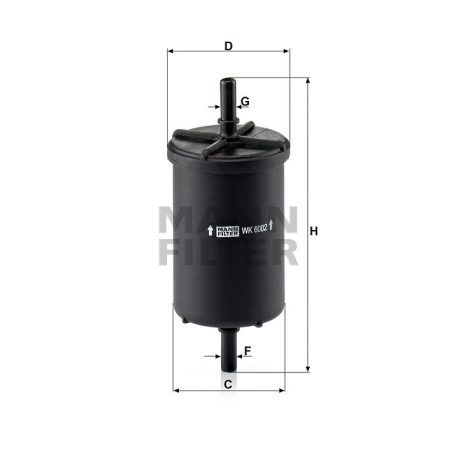 Mann-Filter WK6002 Üzemanyagszűrő