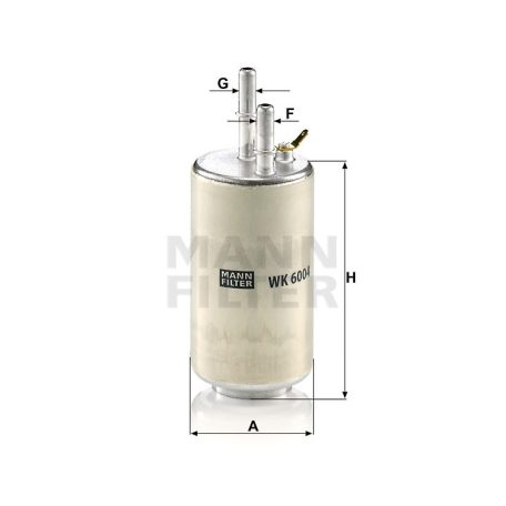 Mann-Filter WK6004 Üzemanyagszűrő