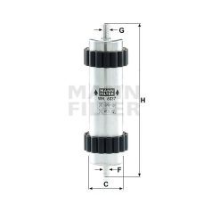 Mann-Filter WK6037 Üzemanyagszűrő