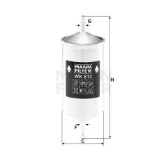 Mann-Filter WK613 Üzemanyagszűrő