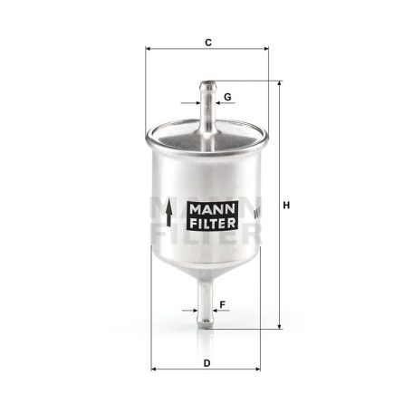 Mann-Filter WK66 Üzemanyagszűrő