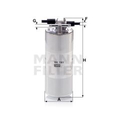 Mann-Filter WK7002 Üzemanyagszűrő