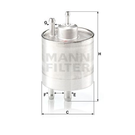 Mann-Filter WK711/1 Üzemanyagszűrő