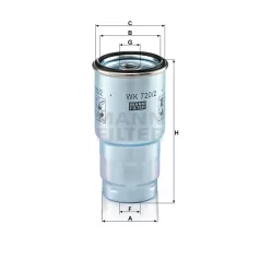 Mann-Filter WK720/2X Üzemanyagszűrő