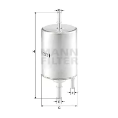 Mann-Filter WK720/3 Üzemanyagszűrő