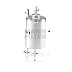 Mann-Filter WK720/6 Üzemanyagszűrő