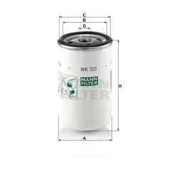 Mann-Filter WK723 Üzemanyagszűrő