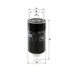 Mann-Filter WK724/4 Üzemanyagszűrő