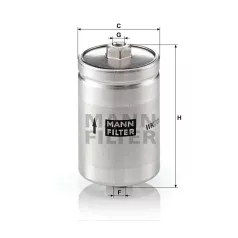 Mann-Filter WK725 Üzemanyagszűrő