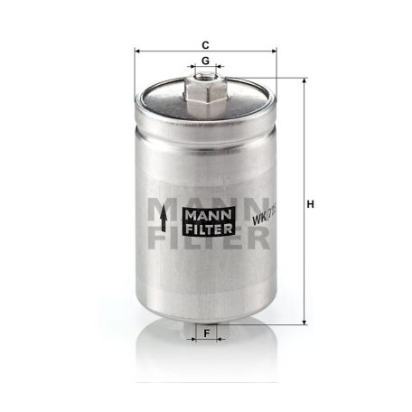 Mann-Filter WK725 Üzemanyagszűrő