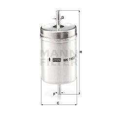 Mann-Filter WK730/3 Üzemanyagszűrő