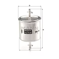 Mann-Filter WK79 Üzemanyagszűrő