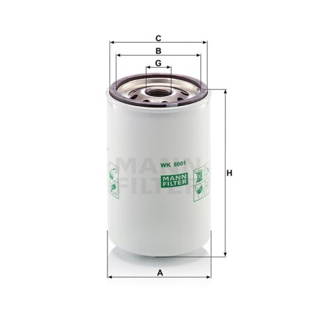 Mann-Filter WK8001 Üzemanyagszűrő