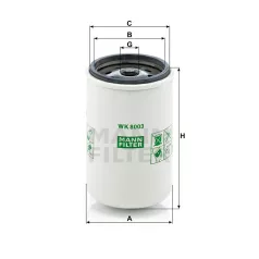 Mann-Filter WK8003X Üzemanyagszűrő