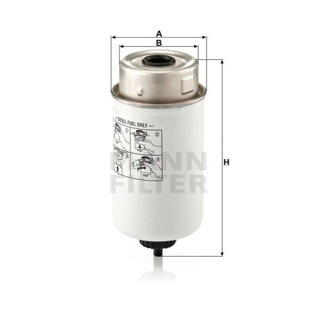 Mann-Filter WK8014 Üzemanyagszűrő