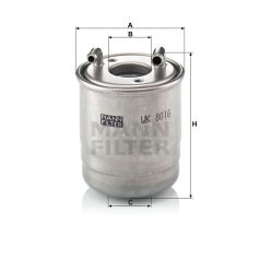 Mann-Filter WK8016X Üzemanyagszűrő