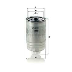 Mann-Filter WK8034 Üzemanyagszűrő