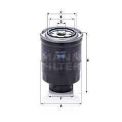 Mann-Filter WK8052Z Üzemanyagszűrő