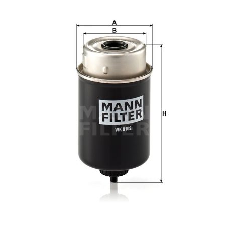 Mann-Filter WK8102 Üzemanyagszűrő