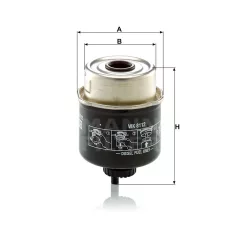 Mann-Filter WK8112 Üzemanyagszűrő