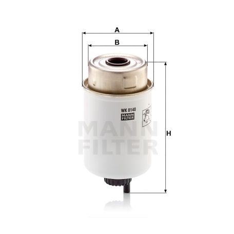 Mann-Filter WK8140 Üzemanyagszűrő