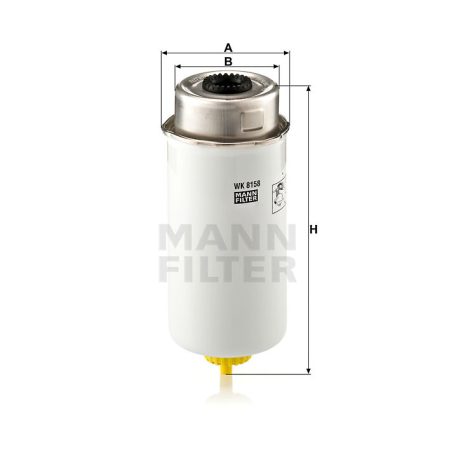 Mann-Filter WK8158 Üzemanyagszűrő
