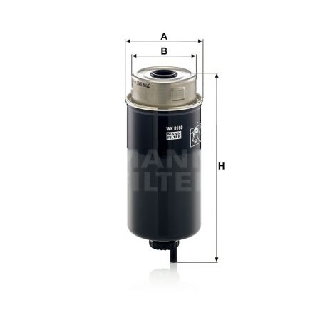 Mann-Filter WK8160 Üzemanyagszűrő