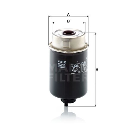 Mann-Filter WK8166 Üzemanyagszűrő