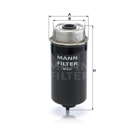 Mann-Filter WK8187 Üzemanyagszűrő