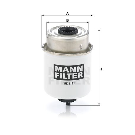 Mann-Filter WK8191 Üzemanyagszűrő