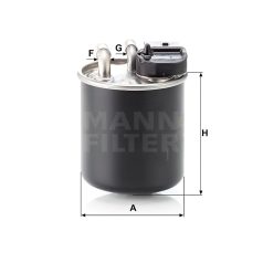 Mann-Filter WK820/16 Üzemanyagszűrő